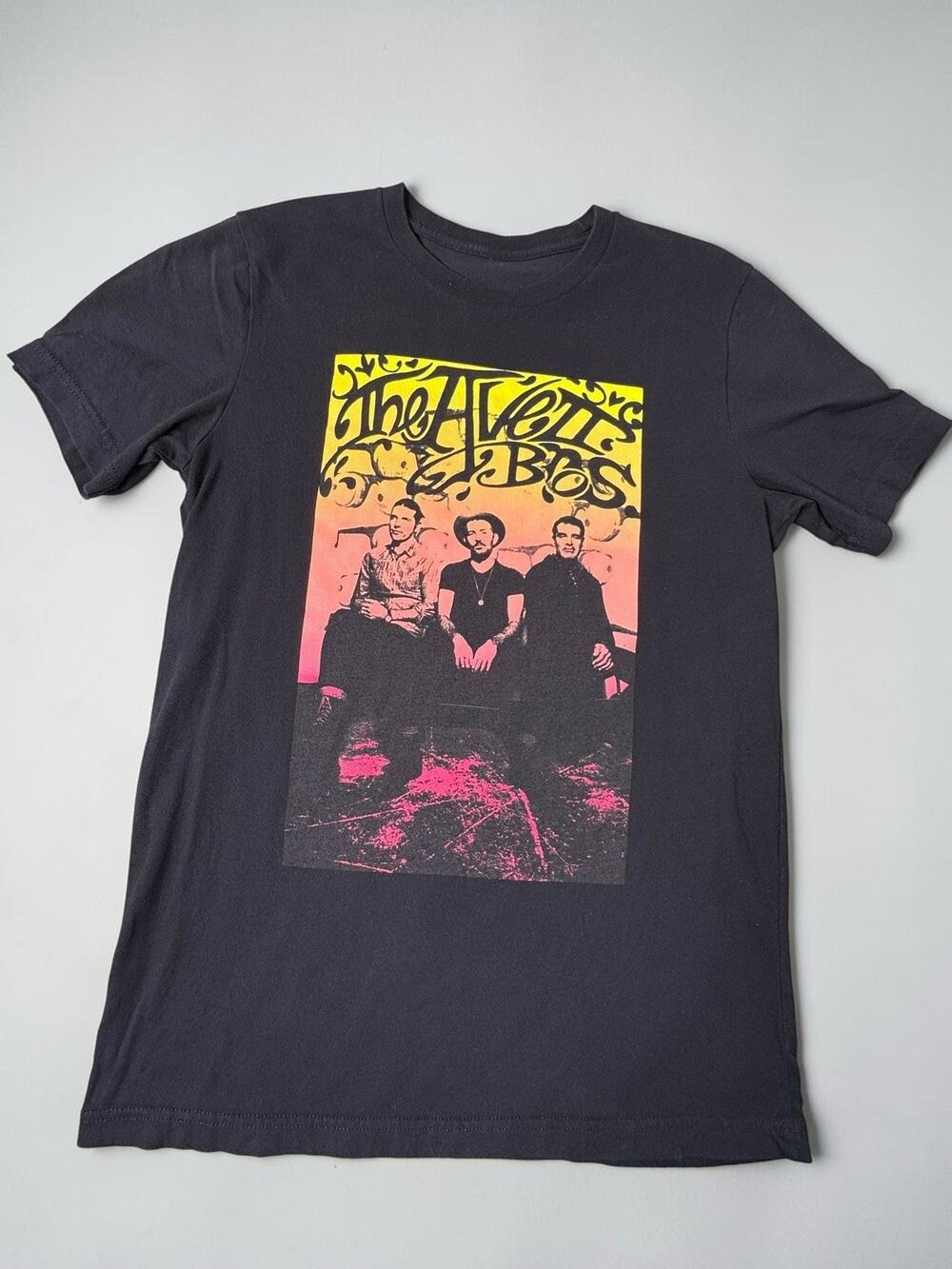 The Avett Bros Band Shirt Mens Medium Black Graphic Folk Rock Tee